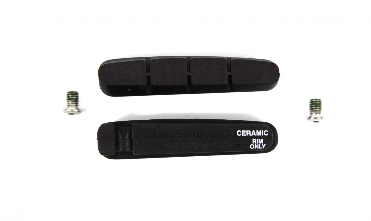 Cartucce Per Pattini Shimano Dura Ace, Ultegra E 105 R55C3 (la Coppia)Cerchi Ceramici 1 Cartucce Per Pattini Shimano Dura Ace, Ultegra E 105 R55C3 (la Coppia)Cerchi Ceramici