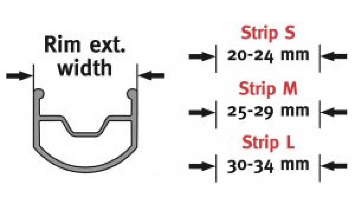 Flap Effetto Mariposa Rim Strip 27,5"20-24/25-29/30-34 Mm 3 Flap Effetto Mariposa Rim Strip 27,5"20-24/25-29/30-34 Mm - immagine 3