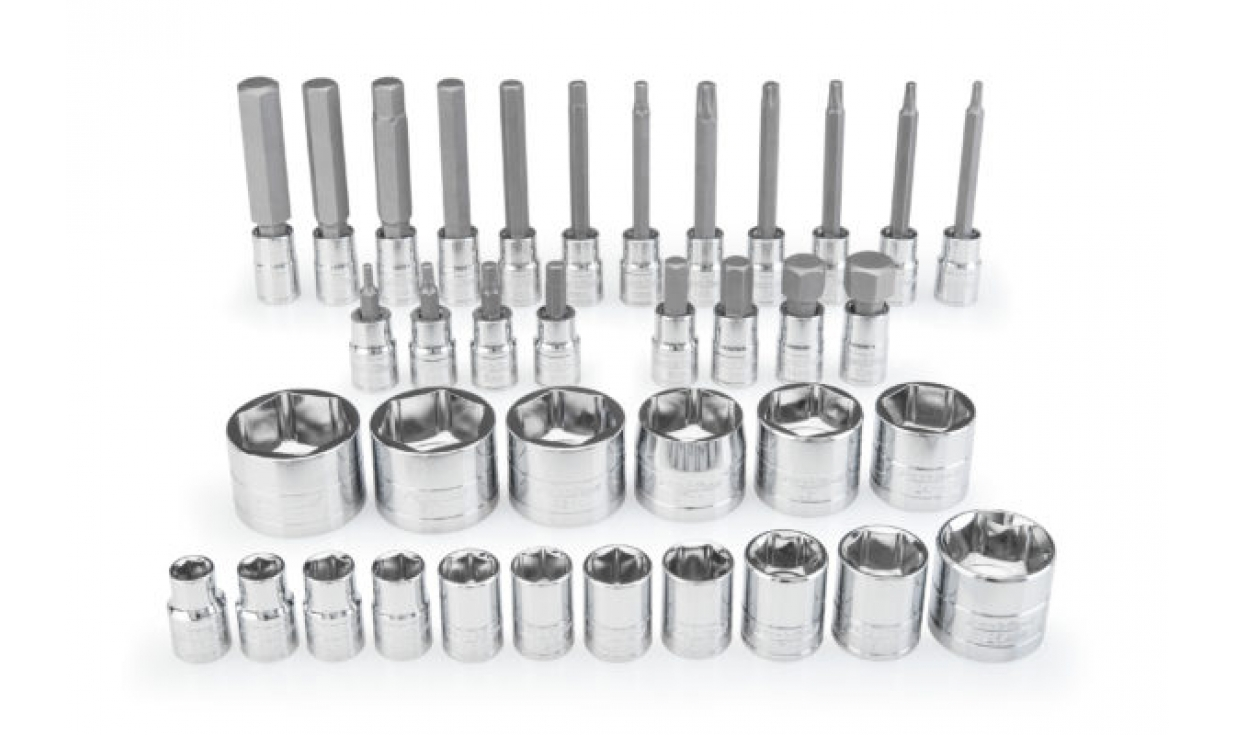 Kit Di Puntali Di Bossoli Per Chiave Dinamometrica Park Tool37 Pezzi - SBS-3