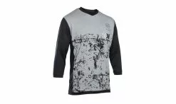 Maglia Con Maniche A 3/4 Ion Scrub AMP Nero-Grigio 2019