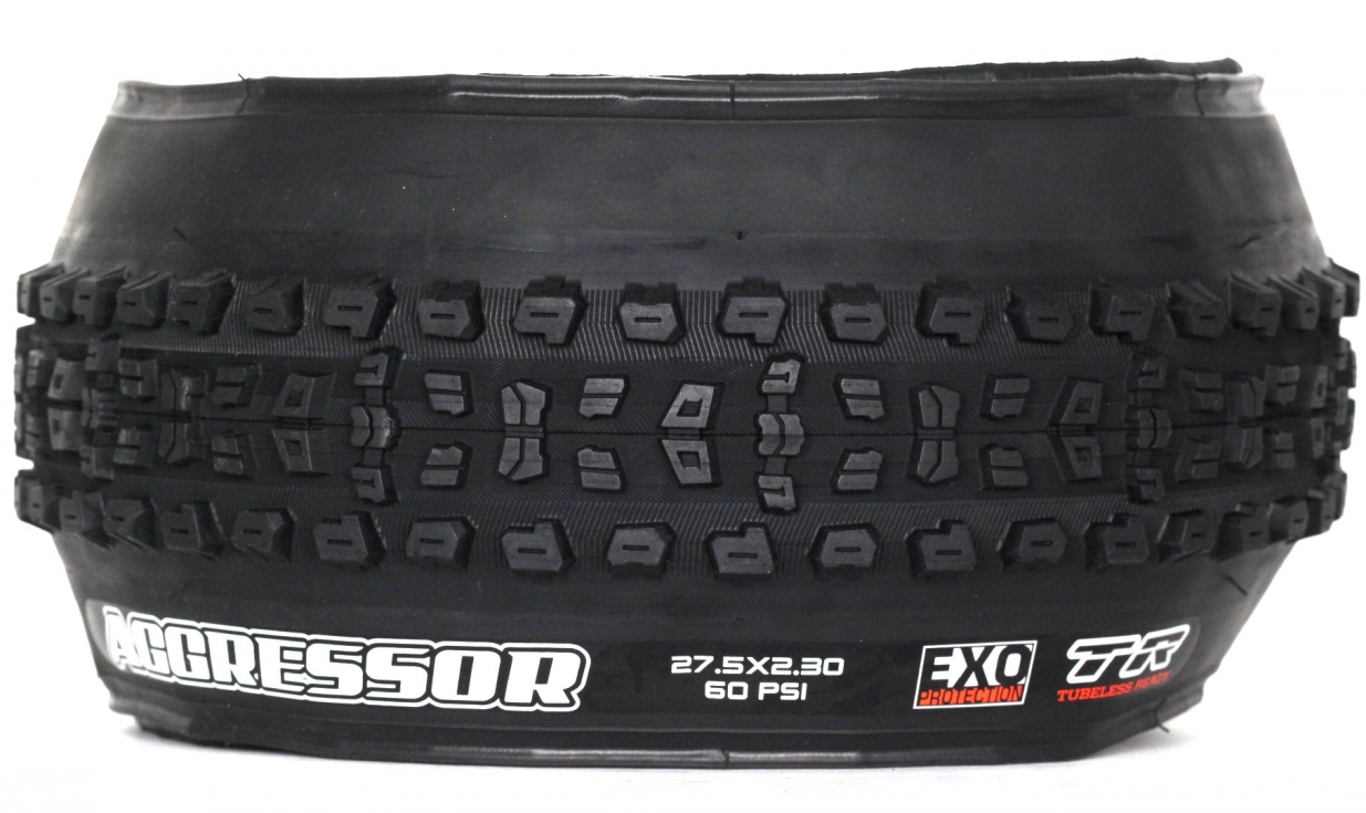 Pneumatico Maxxis AggressorEXO Protection - Dual 62a/60a - Tubeless Ready 2 Pneumatico Maxxis AggressorEXO Protection - Dual 62a/60a - Tubeless Ready - immagine 2