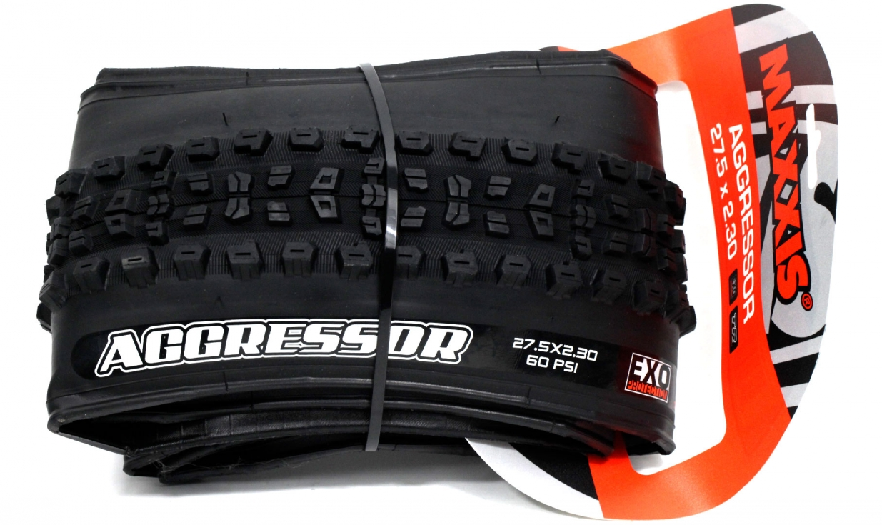 Pneumatico Maxxis AggressorEXO Protection - Dual 62a/60a - Tubeless Ready 3 Pneumatico Maxxis AggressorEXO Protection - Dual 62a/60a - Tubeless Ready - immagine 3