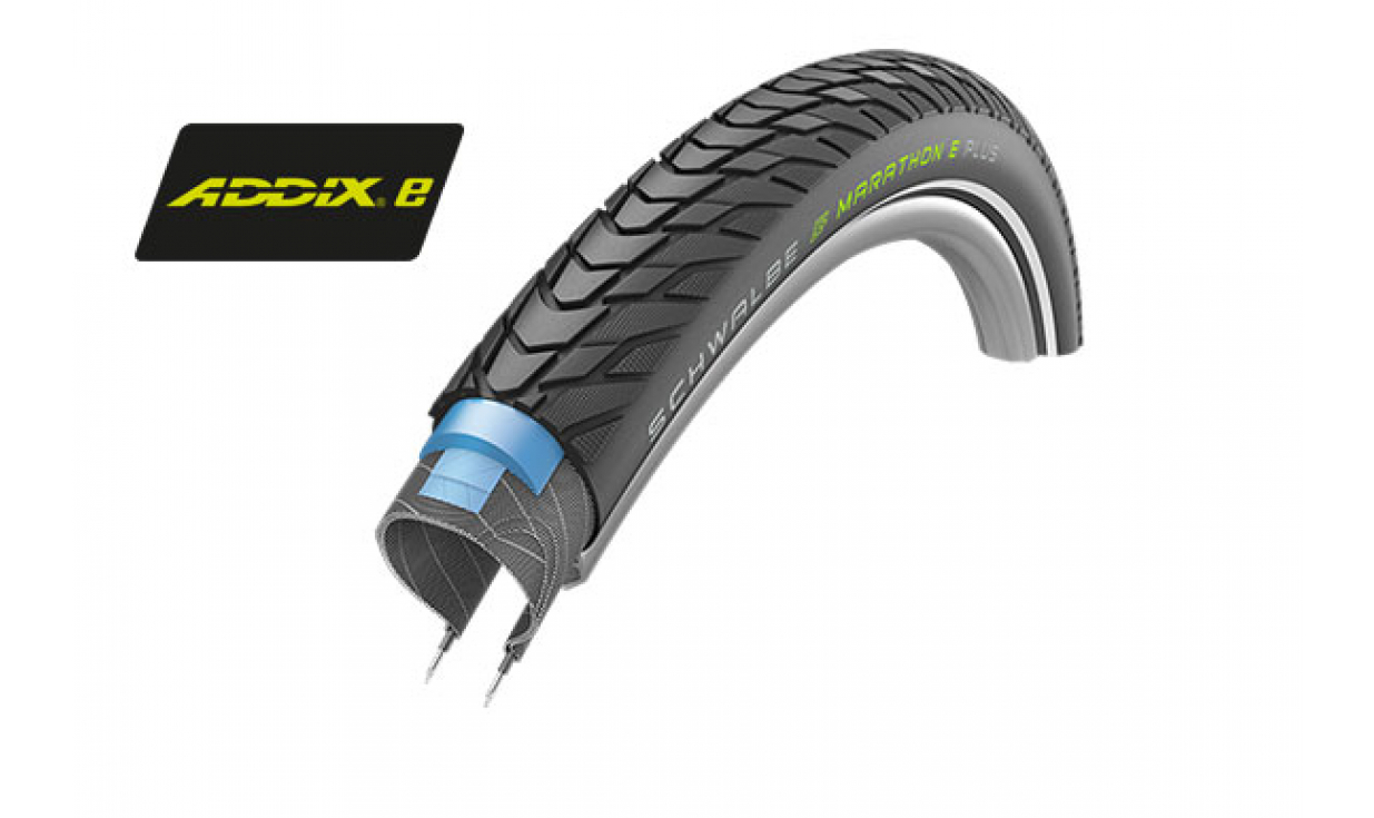 Copertone Schwalbe Marathon E-PlusAddix E - TwinSkin - Smart DualGuard 2 Copertone Schwalbe Marathon E-PlusAddix E - TwinSkin - Smart DualGuard - immagine 2