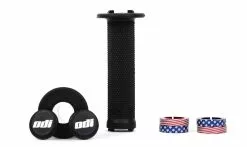 Manopole BMX ODI Ruffian Lock-On -Vendite MTB Poignees BMX ODI Ruffian Lock On USA noir 1235x735