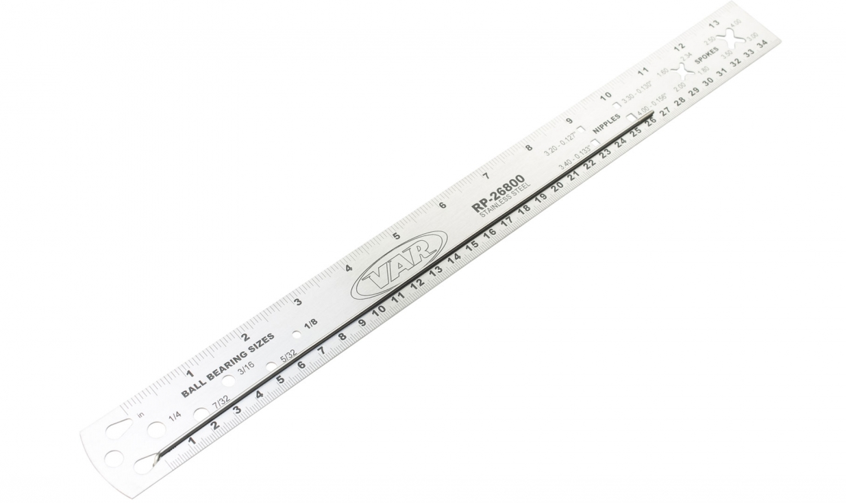 Righello Per Misurare I Raggi VarRP-26800 2 Righello Per Misurare I Raggi VarRP-26800 - immagine 2