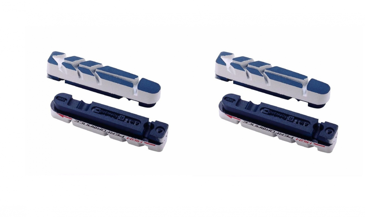 Cartucce Pattini BBB UltraStop (2 Paia)Per Ruote In Alluminio 1 Cartucce Pattini BBB UltraStop (2 Paia)Per Ruote In Alluminio