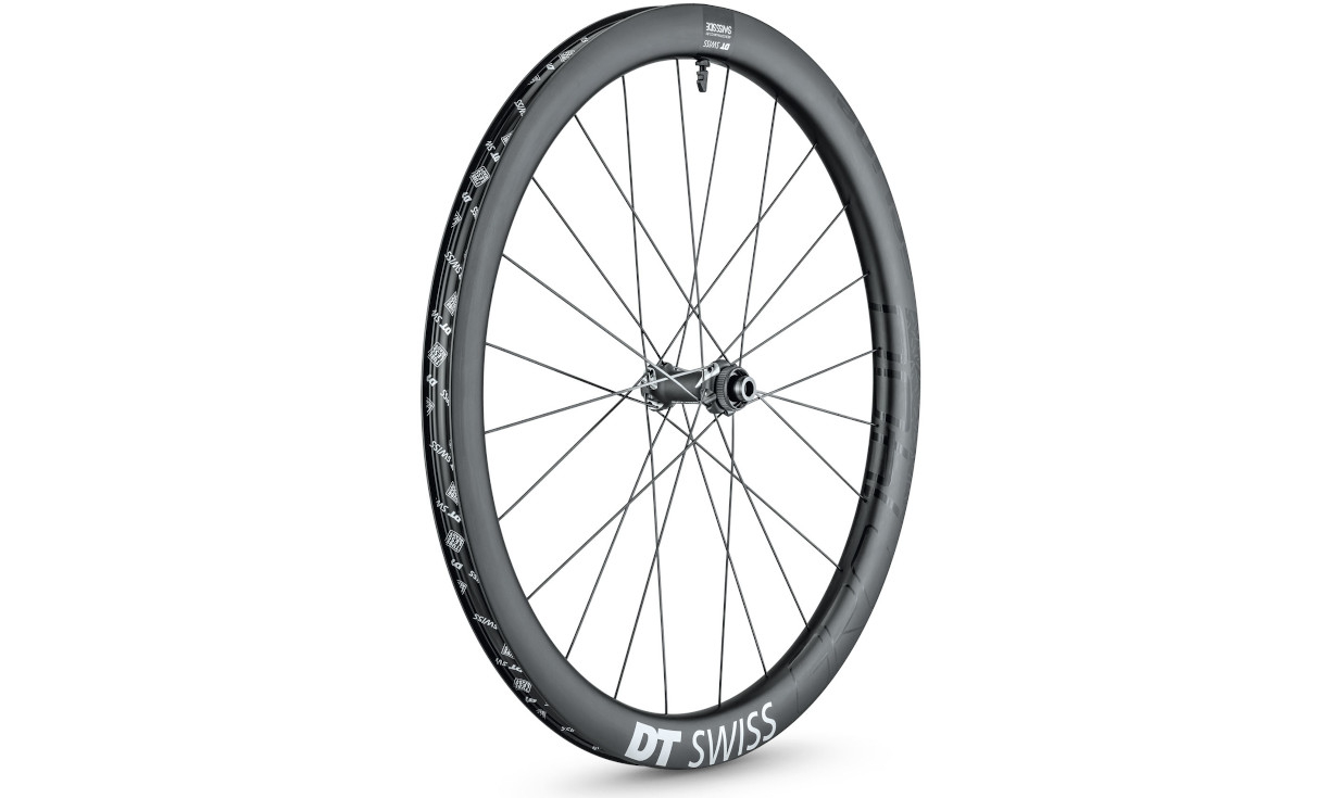 Dt-swiss Ruota Anteriore Gravel DT Swiss GRC 1400 Spline 42 DBFreno A Disco - Carbonio - Tubeless Ready 1 Dt-swiss Ruota Anteriore Gravel DT Swiss GRC 1400 Spline 42 DBFreno A Disco - Carbonio - Tubeless Ready