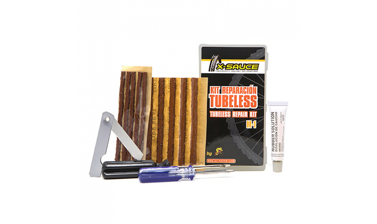 Kit Di Vermicelli Per Copertone Tubeless X-Sauce M-1 1 Kit Di Vermicelli Per Copertone Tubeless X-Sauce M-1